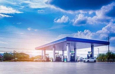 Gas Fuel Station 