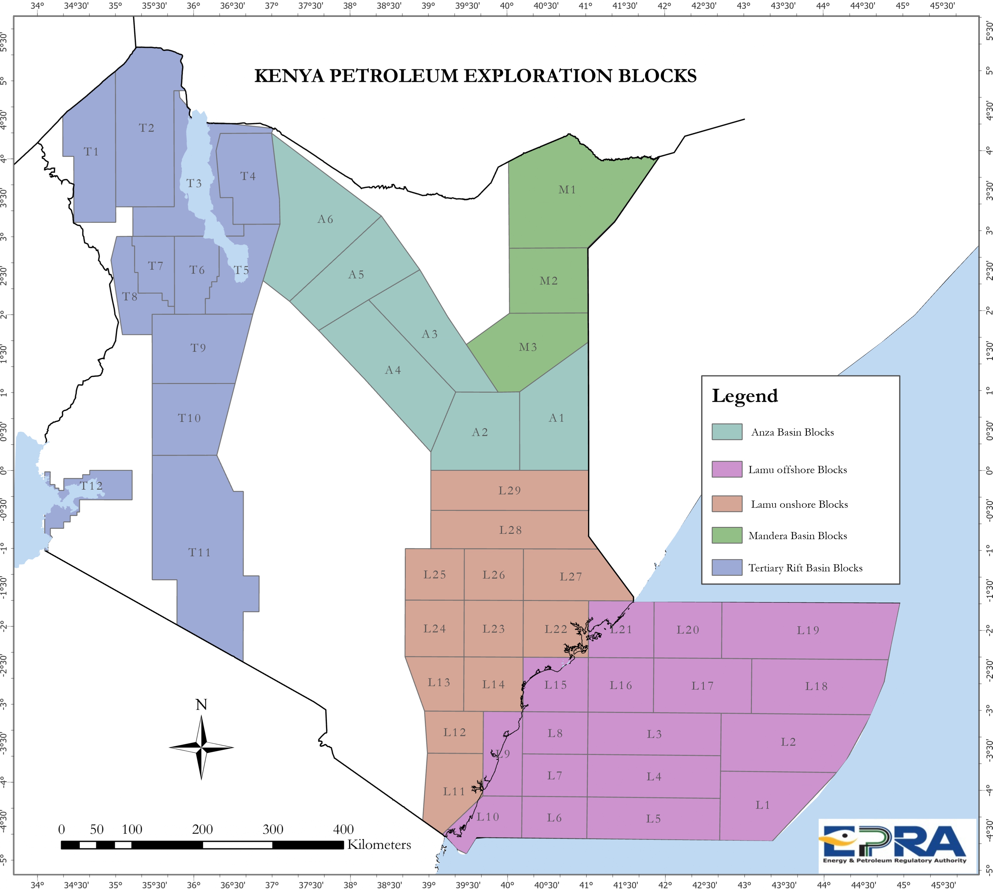 Block Map - Upstream Exploration Blocks