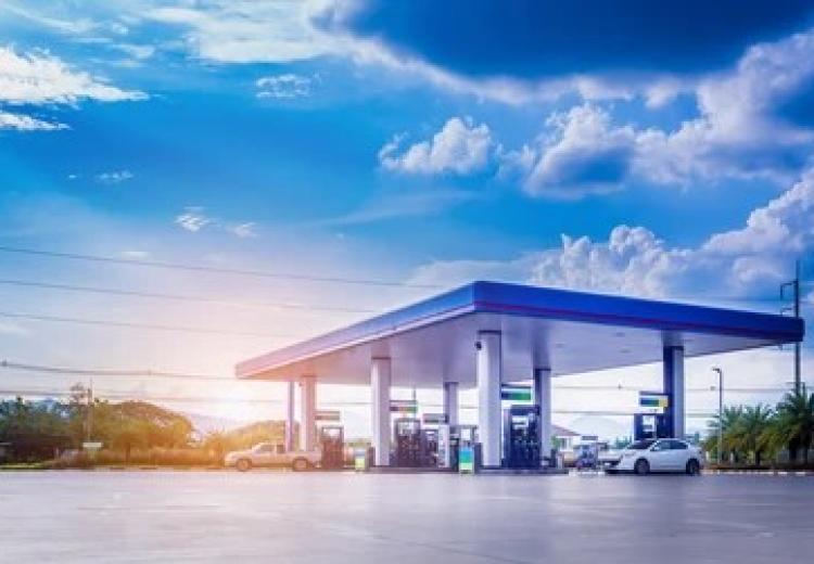 Gas Fuel Station 